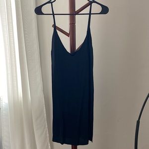 Reformation black mini Marlowe dress